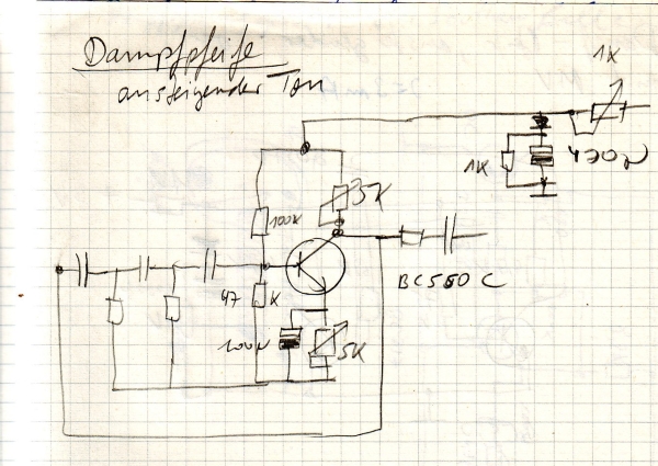 Schaltplan Dampfpfeife Dampfpfeife (Schaltung)
