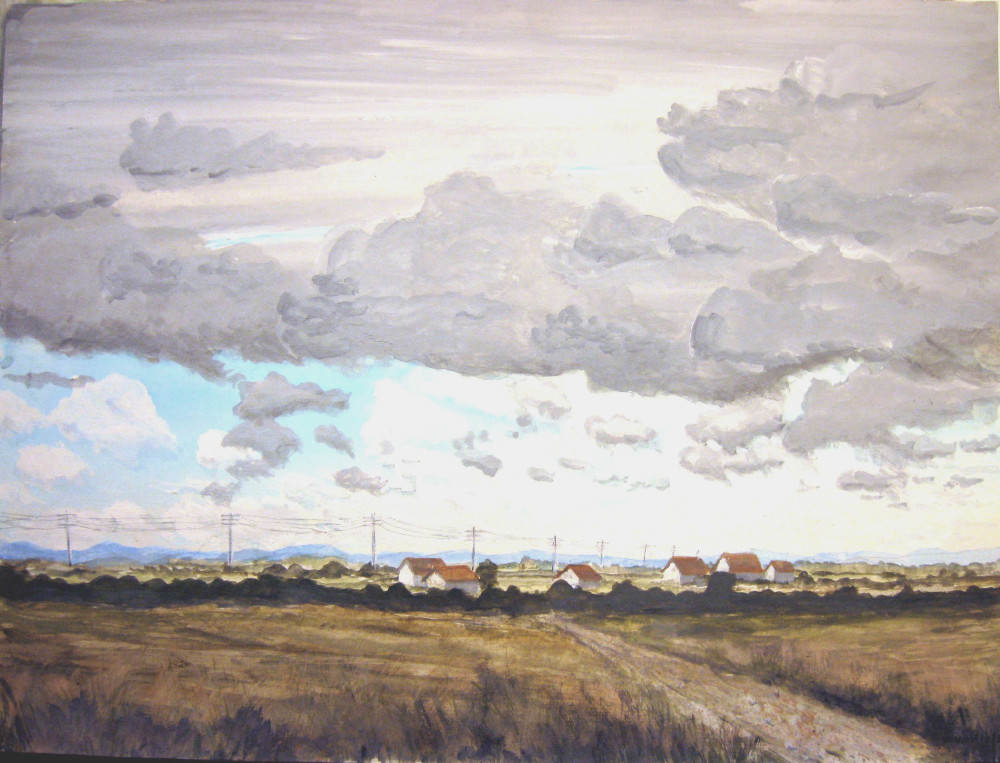 Dunkle Wolken