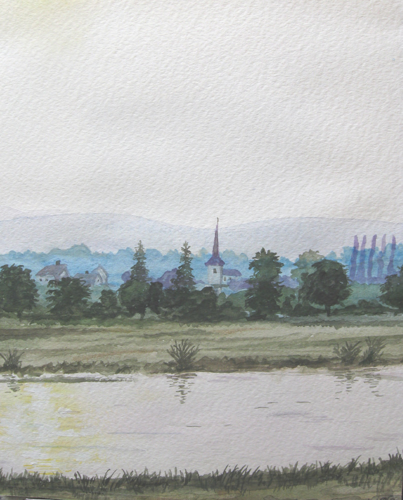 Dorf am Fluss